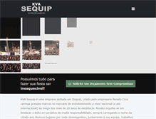 Tablet Screenshot of kvasequip.com.br